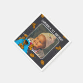 クッキーモンスター誕生日シャルボード スタンダードカクテルナプキン (角)