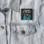 クッキーモンスター誕生日シャルボード 缶バッジ (インサイチュ)