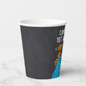 クッキーモンスター誕生日チャルクボード  紙コップ (正面)