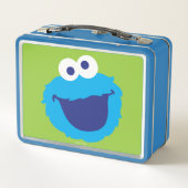 クッキーモンスター顔 メタルランチボックス (裏面)