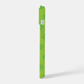 クッキーモンスター顔 |名前の追加 iPhone 15ケース (左側面)
