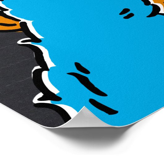 クッキーモンスター1回目の誕生日へようこそ ポスター (角)