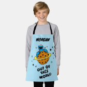 クッキーモンスター |この世界から |名前の追加 エプロン (着用した状態)