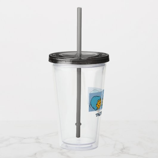 クッキーモンスター |は、次のような転が方法 アクリルタンブラー (右)