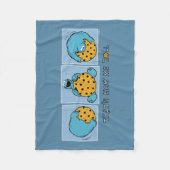 クッキーモンスター |は、次のような転が方法 フリースブランケット (正面)