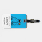 クッキーモンスター |まだ新しい ラゲッジタグ (裏面横)