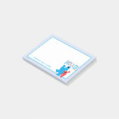 クッキーモンスター&エルモこんにちは！ ポストイット (アングル)