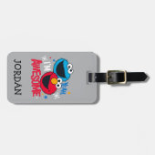 クッキーモンスター&エルモ |はい、素晴らし ラゲッジタグ (正面横)