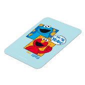 クッキーモンスター&エルモ |ハハハイ マグネット (左側)