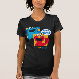 クッキーモンスター&エルモ  ハハハイ Tシャツ
