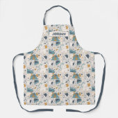 クッキーモンスター|オムノムノム漫画パターン2 エプロン (正面)