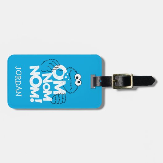 クッキーモンスター |オムノムノム! ラゲッジタグ (正面横)