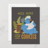 クッキーモンスター |クッキーのハイキング ポストカード (正面/裏面)