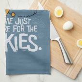 クッキーモンスター |クッキーを受け取るためにこちらへ キッチンタオル (四つ折り)