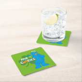 クッキーモンスター | シャムロックラブ スクエアペーパーコースター (インサイチュ)