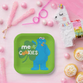 クッキーモンスター | シャムロックラブ ペーパープレート (パーティー)