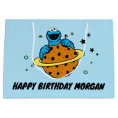 クッキーモンスター |ハッピーバースデー ラージペーパーバッグ (正面)