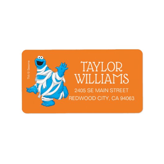 クッキーモンスター |ハロウィンミマ ラベル (正面)