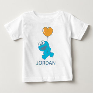 クッキーモンスター ハートバルーン ベビーTシャツ
