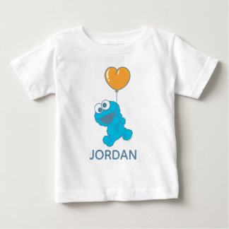 クッキーモンスター ハートバルーン ベビーTシャツ