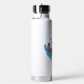 クッキーモンスター |バスケットボール射撃、 発砲バスケ ウォーターボトル (右面)