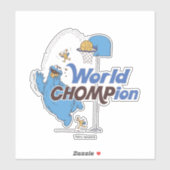 クッキーモンスター |バスケットボール射撃、 発砲バスケ シール (シート)