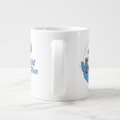 クッキーモンスター |バスケットボール射撃、 発砲バスケ ジャンボコーヒーマグカップ (裏面)