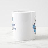 クッキーモンスター |バスケットボール射撃、 発砲バスケ ジャンボコーヒーマグカップ (正面)