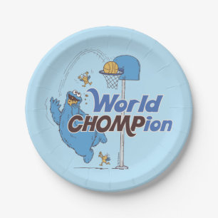 クッキーモンスター  バスケットボール射撃、 発砲バスケ ペーパープレート