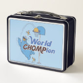 クッキーモンスター |バスケットボール射撃、 発砲バスケ メタルランチボックス (正面)