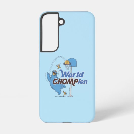 クッキーモンスター |バスケットボール射撃、 発砲バスケ SAMSUNG GALAXYケース (裏面)