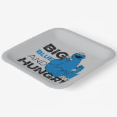 クッキーモンスター |ビッグブルー&空腹 ペーパープレート (傾斜あり)