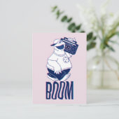 クッキーモンスター |ブームボックスで押し寄せる| ポストカード (スタンド正面)