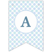 クッキーモンスター |ベビー初誕生日 バンティングフラッグ (第3の旗)