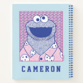 クッキーモンスター |ボタンダウンCookieシャツ ノートブック (裏面)