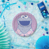 クッキーモンスター |ボタンダウンCookieシャツ ペーパープレート (パーティー)