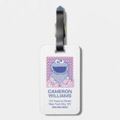 クッキーモンスター |ボタンダウンCookieシャツ ラゲッジタグ (裏面縦)