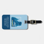 クッキーモンスター |優しさと笑いを広げる ラゲッジタグ (正面横)