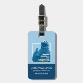 クッキーモンスター |優しさと笑いを広げる ラゲッジタグ (正面縦)