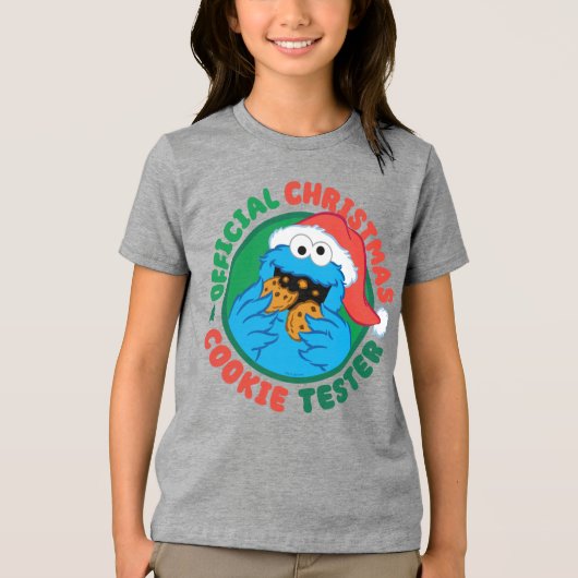 クッキーモンスター | 公式クリスマスクッキー試験機 トライブレンドTシャツ (正面)