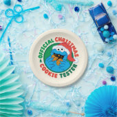 クッキーモンスター | 公式クリスマスクッキー試験機 ペーパープレート (パーティー)