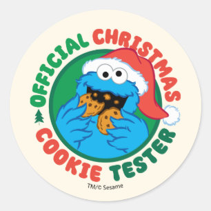 クッキーモンスター 公式クリスマスクッキー試験機 ラウンドシール