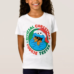 クッキーモンスター 公式クリスマスクッキー試験機 Tシャツ