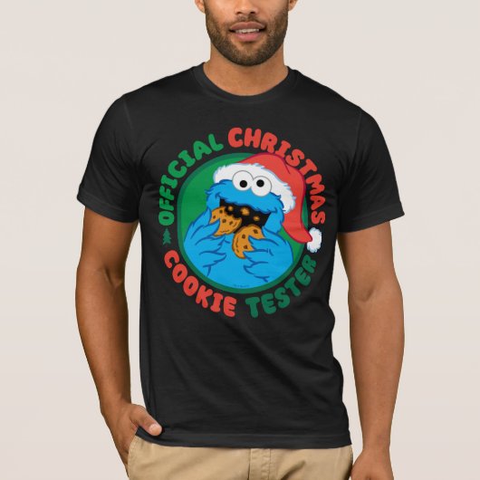 クッキーモンスター | 公式クリスマスクッキー試験機 Tシャツ (正面)