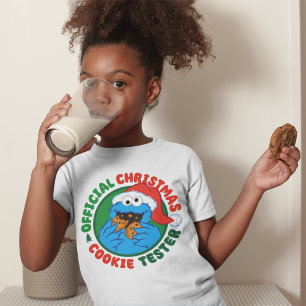 クッキーモンスター 公式クリスマスクッキー試験機 Tシャツ