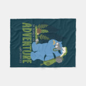 クッキーモンスター |冒険の検索…とCookie フリースブランケット (正面(横))