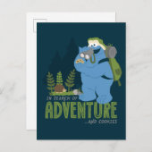 クッキーモンスター |冒険の検索…とCookie ポストカード (正面/裏面)