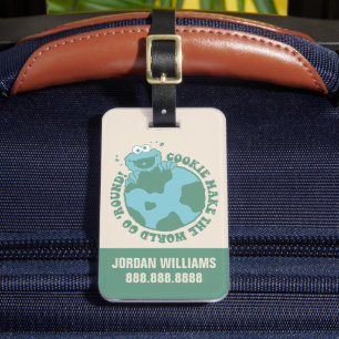 クッキーモンスター  名前の追加 ラゲッジタグ