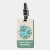 クッキーモンスター |名前の追加 ラゲッジタグ (正面縦)