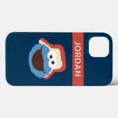 クッキーモンスター 森のフェイス | お名前を追加 Case-Mate iPhoneケース (裏面 (横))